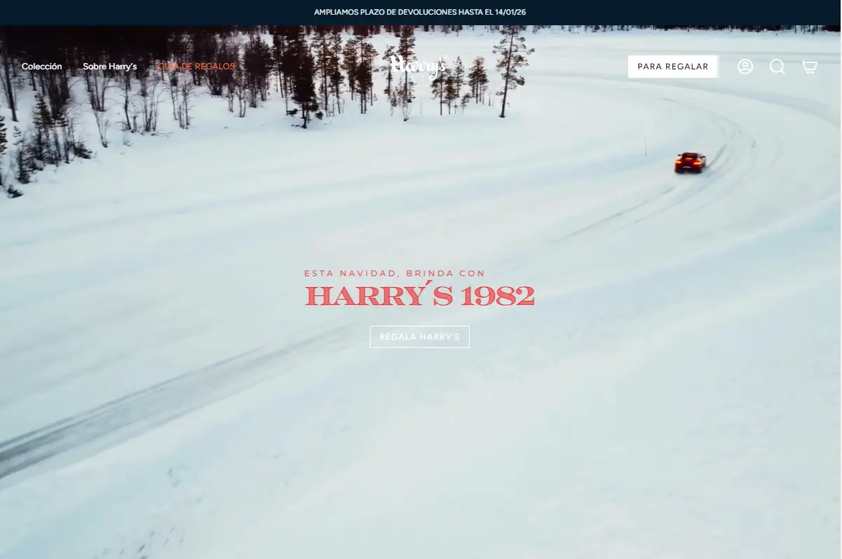 Harry's 1982 website preview